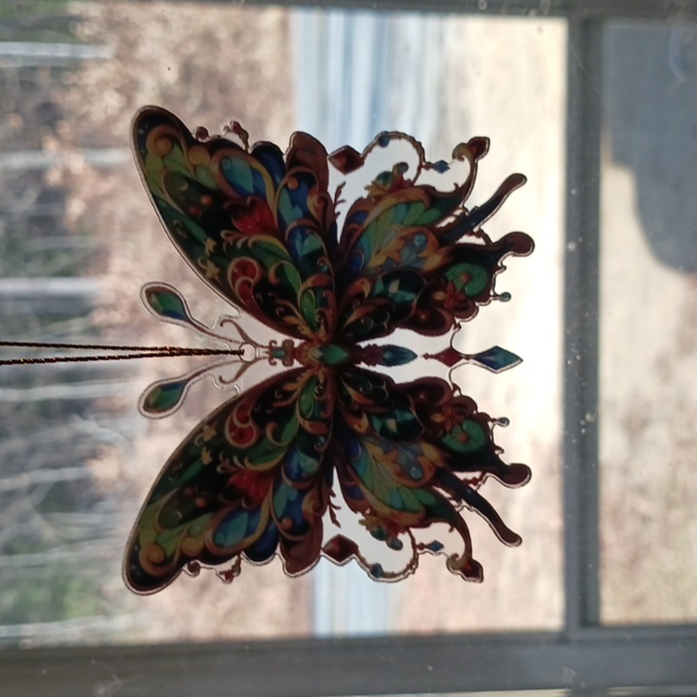 Home Car Butterfly Sun Catcher